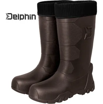 Rybářské oblečení Holínky Delphin BRONTO hnědé velikost: 48