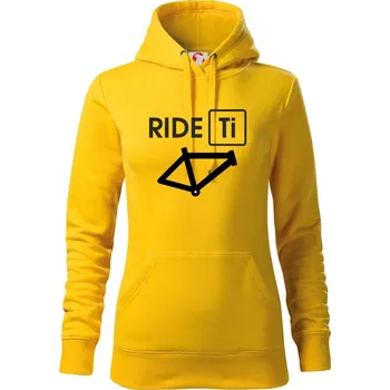 Dámská mikina Ride Ti - Mikina dámská Cape s kapucí - XS ( Žlutá )