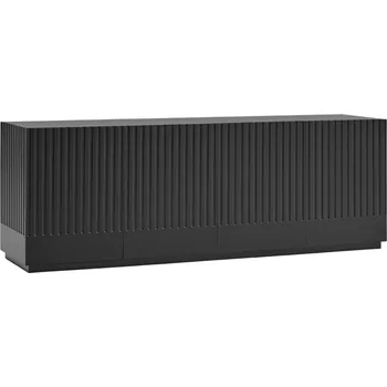 Komoda Černá lakovaná komoda Teulat Doric 198 x 48 cm