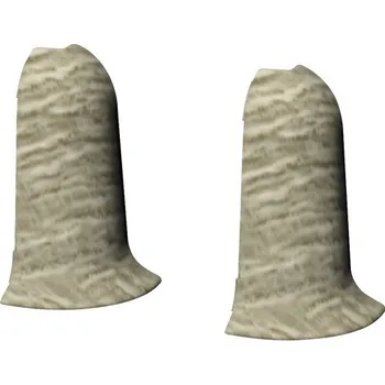 soklová lišta Rohy 2 ks ke kanálkové liště dub barbate