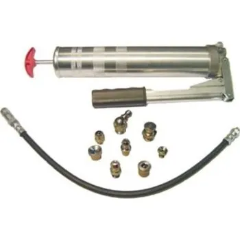 Sada nářadí LUKO M03017010 - Lis mazací pákový 300cm3, Souprava MOA 3 kovový