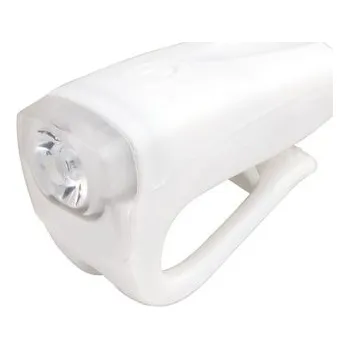 Cyklosvítilna Světlo přední PRO-T Plus 3 Watt LED dioda nabíjecí přes USB kabel 378 Silicone bílá