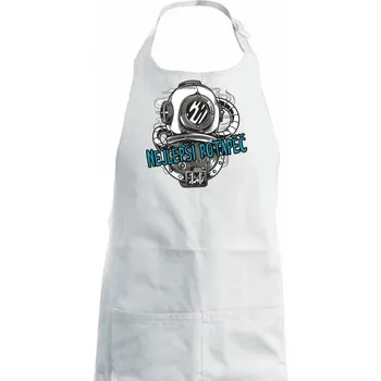 Kuchyňská zástěra Nejlepší potápěč - Dámská zástěra na vaření - Univerzální velikost ( Bílá )