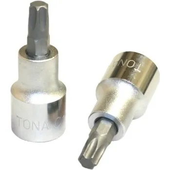 Sada nářadí Tona 1293 - Hlavice zástrčná - ořech 1/2" TORX T10x55mm