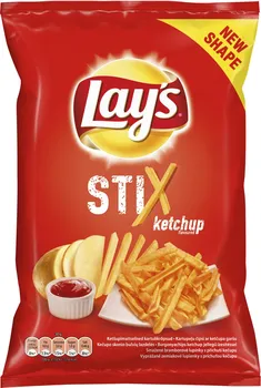 Chips Lay's Stix Smažené bramborové lupínky s příchutí kečupu 70 g