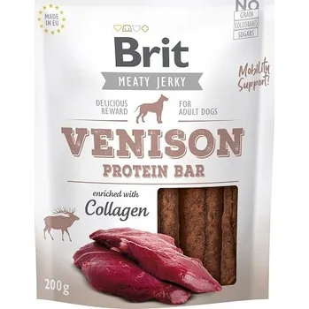 Brit Jerky Venison Protein Bar, 200 g