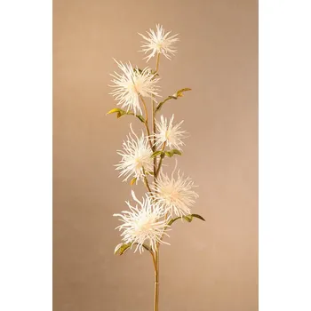 umělá květina Paramit DRY MINI XANTHIUM Aranžovací květina bílá 53 cm