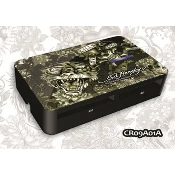 Čtečka paměťových karet ED HARDY Tattoo Card Reader Allover 2 - Army