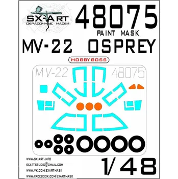 Plastikový model SX-ART 1/48 MV-22 Osprey Painting mask (HOBBYB)