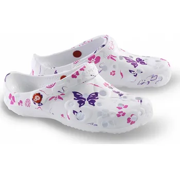 Dámská zdravotní obuv Obuv Schu'zz Globule 0029 bílá potisk motýli Velikost: 39