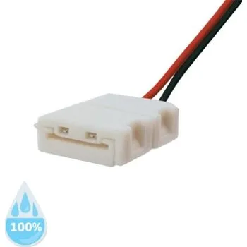 LED páska Konektor nepájivý pro LED pásky 3528 30,60LED/m o šířce 8mm s vodičem, voděodolný IP68
