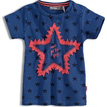 Dětské tričko s krátkým rukávem DIRKJE STARS modré Velikost: 68