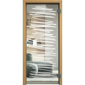 Interiérové dveře Celoskleněné dveře do pouzdra - M159C Průchozí šířka (cm): 80, Průchozí výška (cm): 197