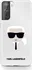 Pouzdro na mobilní telefon Karl Lagerfeld Head pro Samsung Galaxy S21+ transparentní