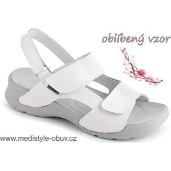 Dámská zdravotní obuv MEDISTYLE MIRKA LM-T21 sandál bílý, bílá - 39