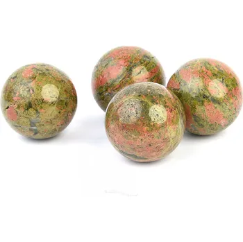 Přírodní kámen Koule z epidotu 30mm