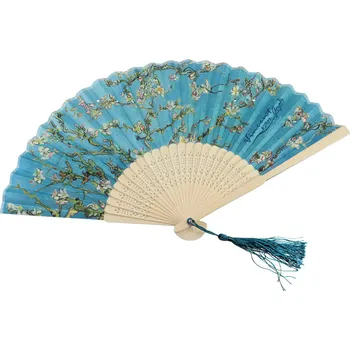 Šátek Carmani® Carmani - Vějíř V. van Gogh, Blossoming Almond Tree - 20 cm