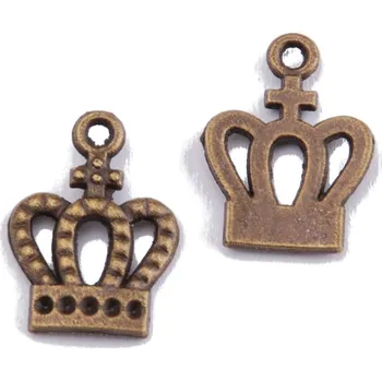 Přívěsek Přívěsek KORUNA, 11x15mm, 2ks