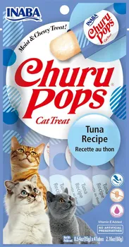 Pamlsek pro kočku Inaba Churu Pops Cat Snack Tuna 4x 15 g