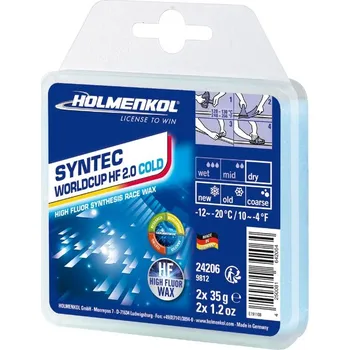 Lyžařský vosk HOLMENKOL Syntec WorldCup HF 2.0 Cold 2x35 g