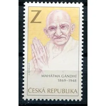Poštovní známka Česká pošta (2019) č. 1037 **- Česká republika - Mahátma Gándhí