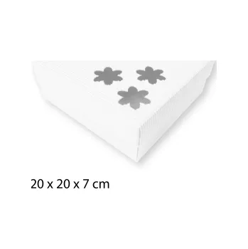 Dárková krabička BV kytička 20 x 20 x 7 cm