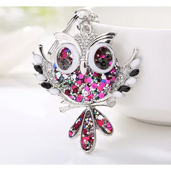 Šperkovnice Přívěšek na tašku nebo klíče Sovička barevná