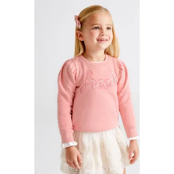 Dívčí mikina Dívčí mikina s flitry Mayoral 3421 Velikost: 7 let (122 cm)