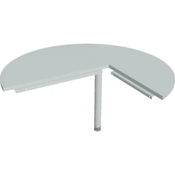 Kancelářský vozík HOBIS přídavný stůl jednací levý - CP 22 L N, šedá + doprava zdarma