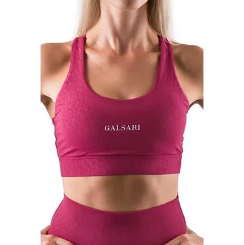 Podprsenka SPORTOVNÍ PODPRSENKA LEOPARD RASPBERRY XS