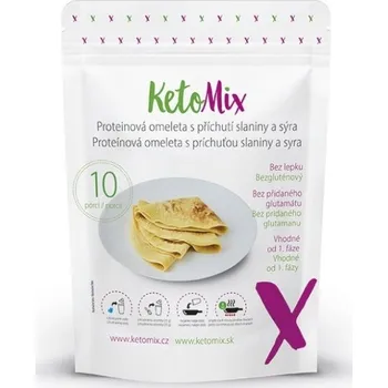 Keto dieta KetoMix Proteinová omeleta s příchutí slaniny a sýra 10 porcí