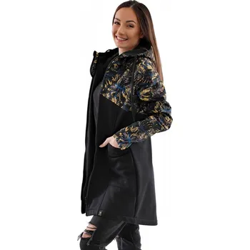 Dámská mikina Dámský kabát Kombi Barrsa Double Soft Script / Black / tropic S