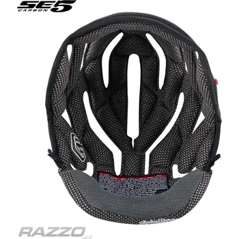 Helma na motorku Náhradní výplň helmy TroyLeeDesigns SE5 Carbon Liner Black XL