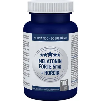Přípravek na podporu paměti a spánku Recenze Clinical Nutricosmetics Melatonin Forte 5 mg + Hořčík 100 tbl.