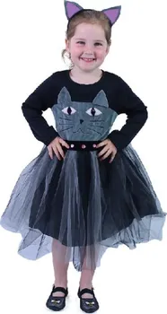 Karnevalový kostým Rappa Dětský kostým Kočka černá S