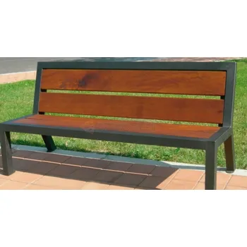 Zahradní lavice HTI Lavička Aura KA-K1018 Délka latí: 1500 mm, Typ ukotvení: klasické (šrouby), Barva konstrukce: bílá komaxit (RAL 9003)