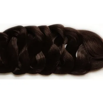 XXL jumbo braid - Impression a Dream Hair Barva: 33 (velmi tmavě hnědá, s nádechcem do červena), Značka: Impression: Super Braid