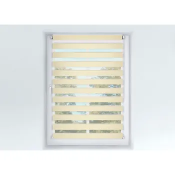 Roleta FEXI Zatemňovací Roleta Den a noc, Origin slim vanilka, A 036 v POLO kazetě, 150x30 cm