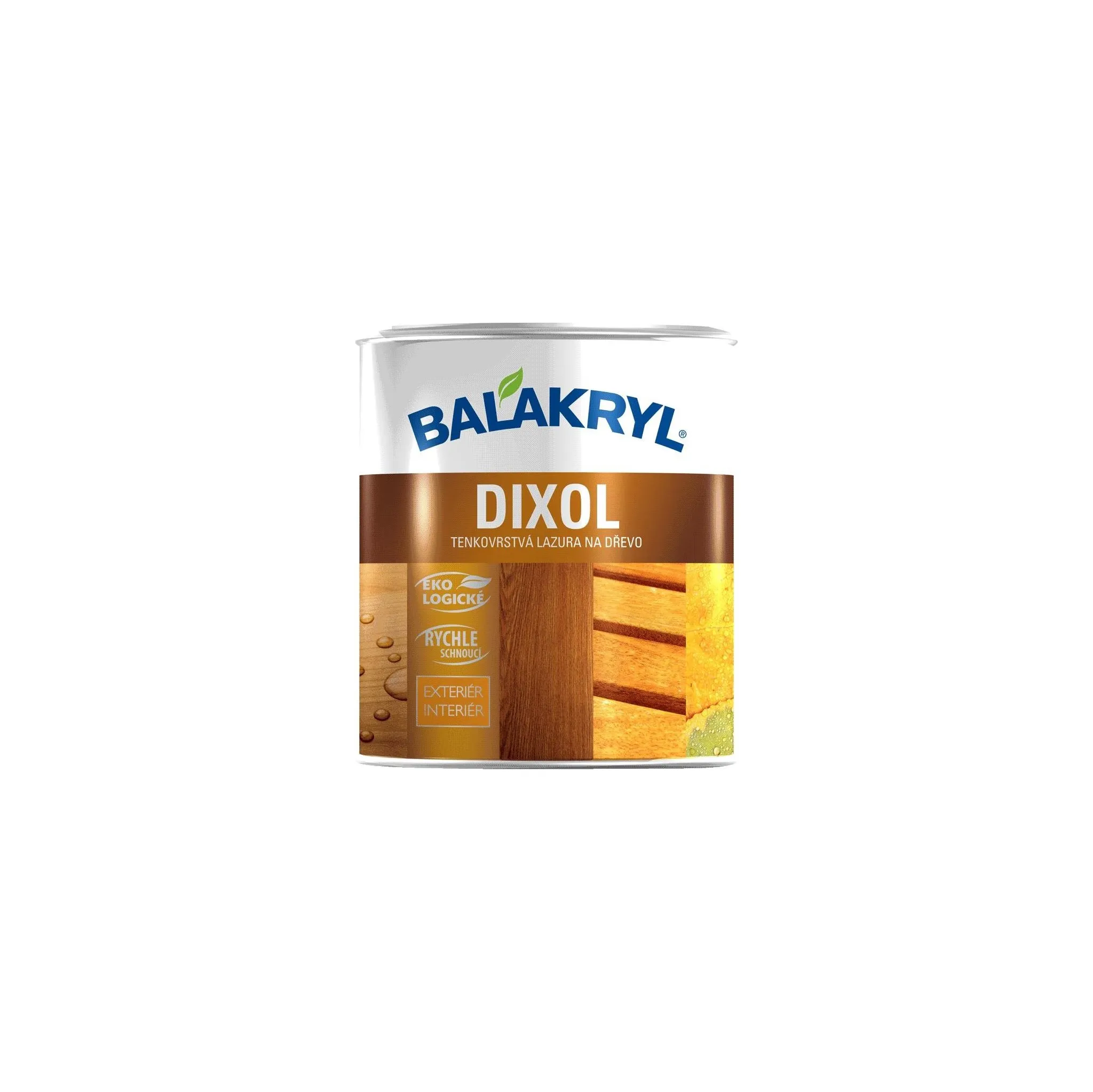 Fotografie 1 - Lazura Balakryl Dixol 2,5 kg dub