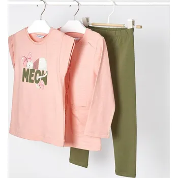 Dívčí set mikiny, legín a trika Mayoral 3759 Velikost: 9 let (134 cm)