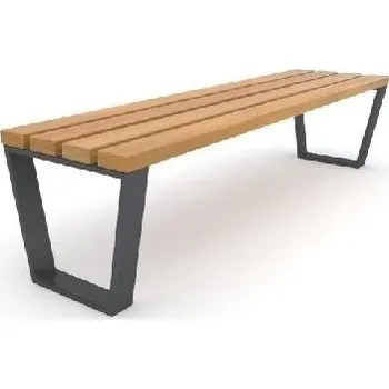 Zahradní lavice HTI Lavička Lumo KA-K1105 Délka latí: 1500 mm, Typ ukotvení: klasické (šrouby), Barva konstrukce: zelená komaxit (RAL 6005)