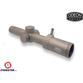 Puškohled ODEON OPTICS - FORESTER Puškohled ODEON 1-6x24 FORESTER - matné bronzově hnědé provedení SFP