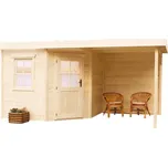 Dřevěný zahradní domek BPP Dara přírodní 449 x 250 cm