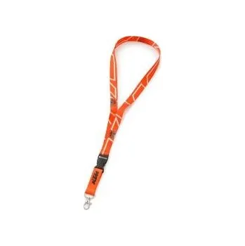 Oblečení a móda a Klíčenka - šňůrka na krk KTM TEAM LANYARD ORANŽOVÁ (Přívešek na klíče)