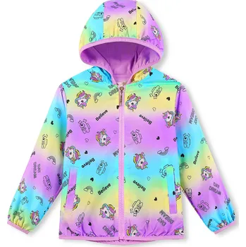 Dívčí bunda Dívčí šusťáková bunda - KUGO KB9950, fialková Barva: Fialková, Velikost: 110