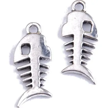 Přívěsek Přívěsek RYBA, 12x27mm, 2ks