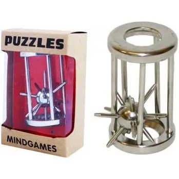 Žertovný předmět Hlavolam ježek v kleci kovový (ušlechtilá ocel - vysoká kvalita)