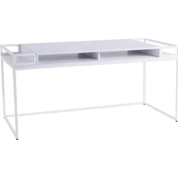 Psací stůl Nordic Design Bílý lakovaný pracovní stůl Hugo 160 x 78 cm