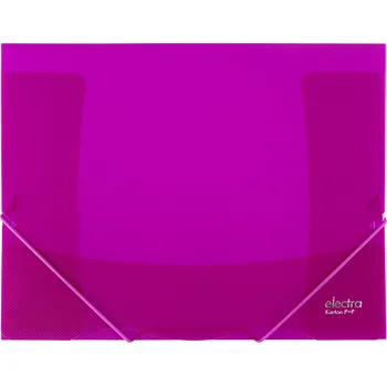 Archivační box Sloha s gumou Electra A4, růžová