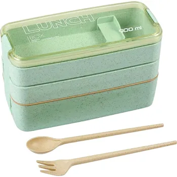 Svačinový box APT Svačinový termo box 900 ml, zelený